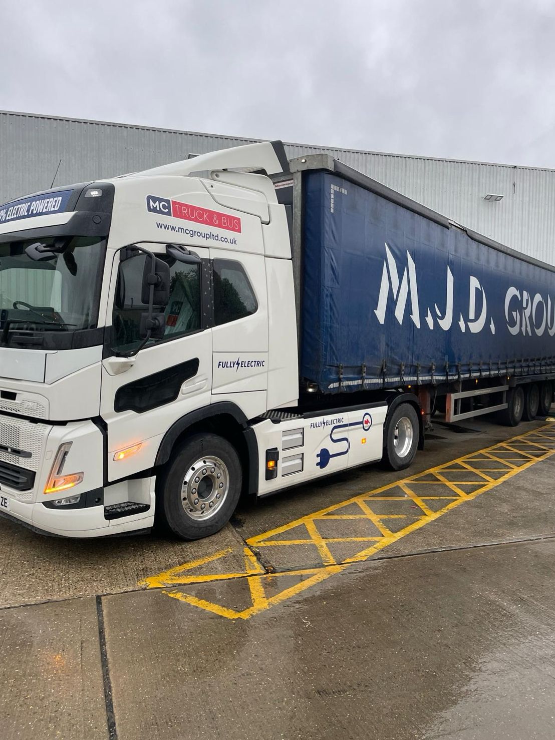 Exciting news, MJD are trialing an electric vehicle! 🚛